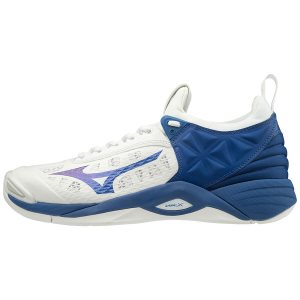 Mizuno Wave Momentum Womens Volleyball Shoes Canada - White/Blue